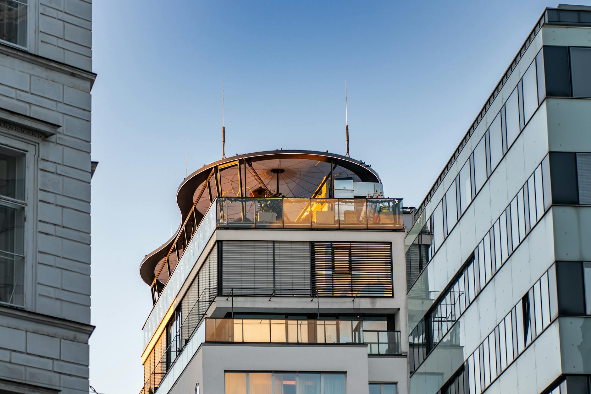 Moderne Architektur im Wiener Quartier